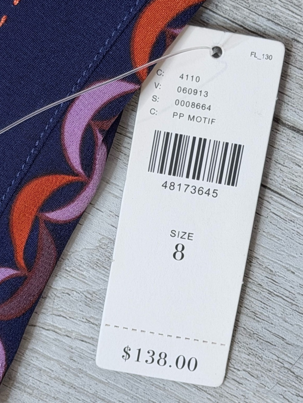 Anthropologie Maeve Paradigm Silk Buttondown Floral Blouse Navy Multi Size 8 NWT - Picture 6 of 16